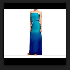 Blue Ombre Maxi Dress