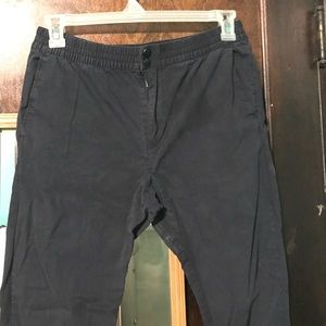 Medium dark blue joggers from Pacsun