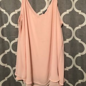 Torrid double layer chiffon tank