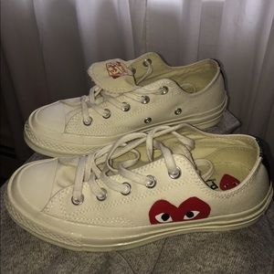 Comme des garçons converse play sneakers