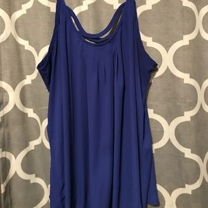 Torrid georgette crossback tank
