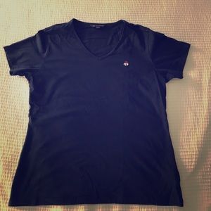 Brooks Brothers Cotton V-Neck (Navy)