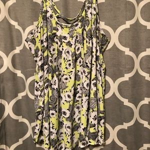 Torrid georgette crossback tank