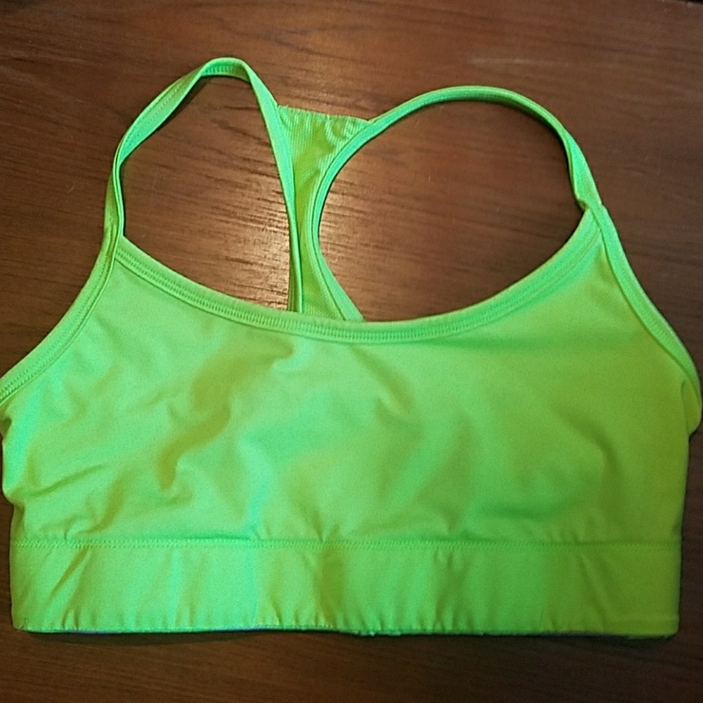 Green Reversible Sports Bra