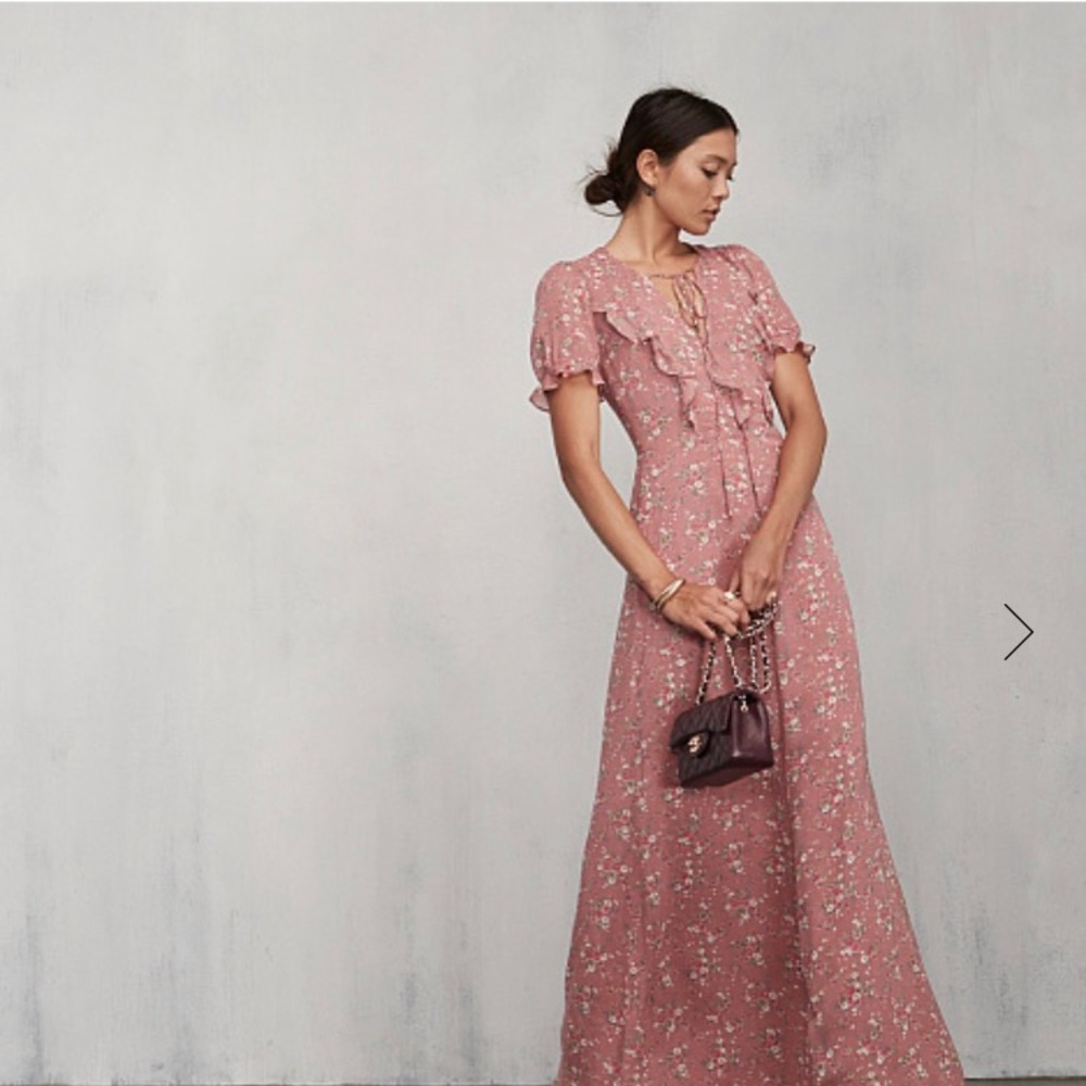 Reformation floral gown