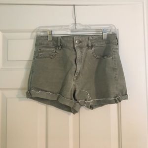 High rise Jean shorts