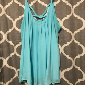 Torrid georgette crossbody tank