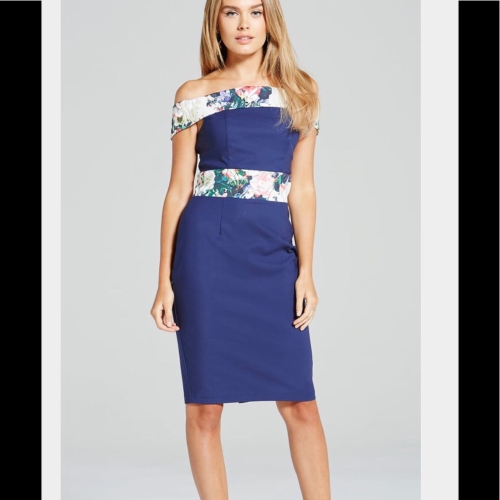 Paper Dolls Bardot off the shoulder dress