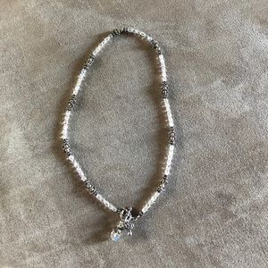 Make an offer. Beautiful crystal silver necklace