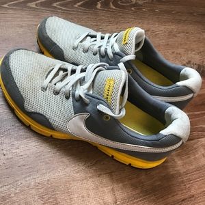 Nike Livestrong Gray and Yellow Running Shoes