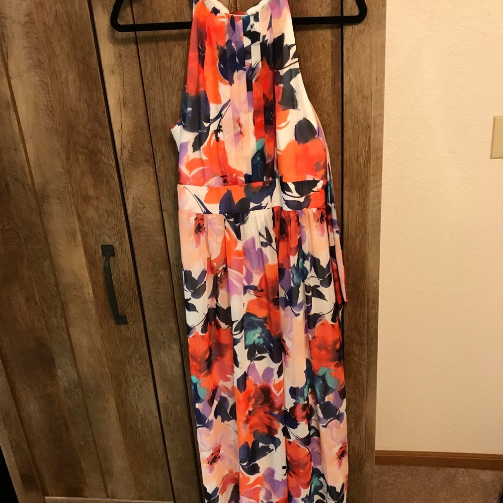 Eliza J floral maxi dress