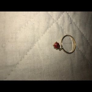 Lady bug ring
