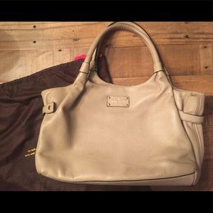 Kate Spade nude colored shoulder bag