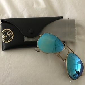 Ray Ban aviator flash lenses