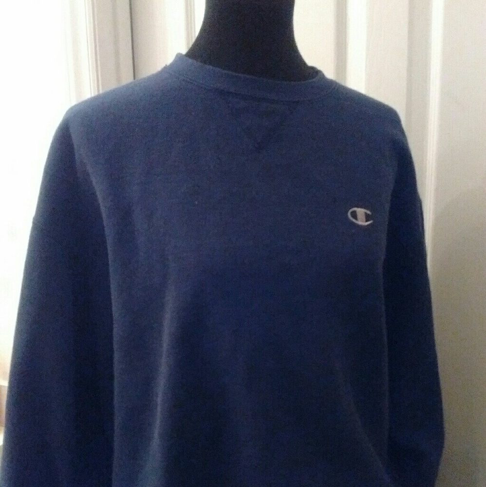 Champion blue large sweatshirt