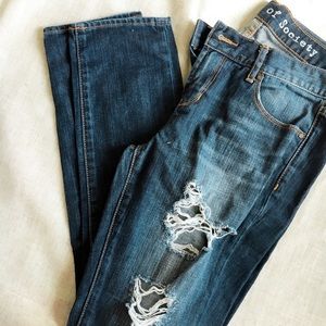 Ripped slim boyfriend Jeans 💙