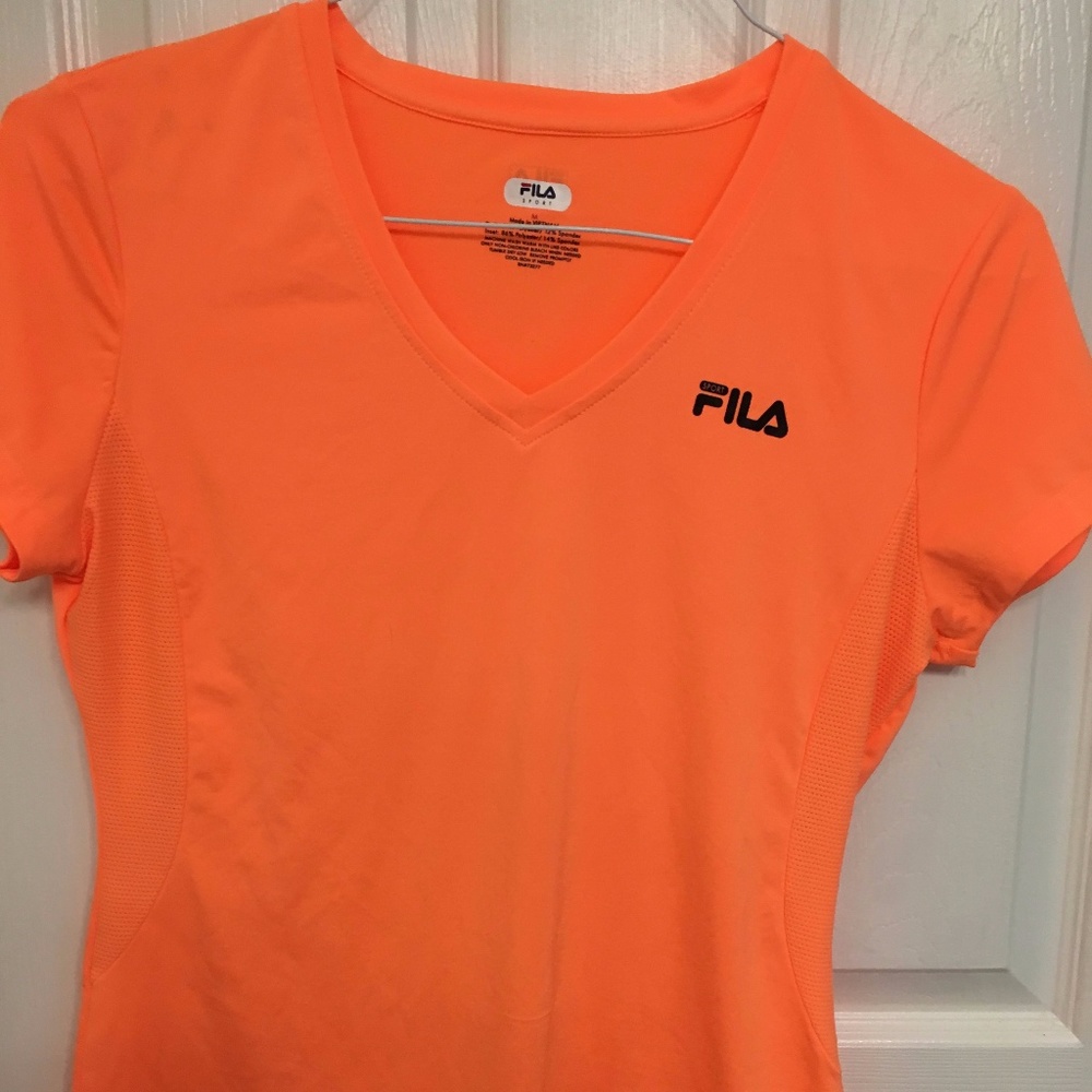 Fila Orange Athletic Top