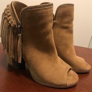 Dolce vita fringe booties