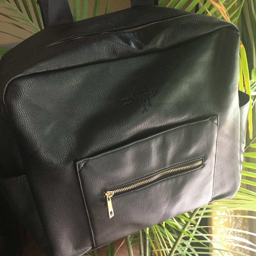 KikiLu black diaper bag