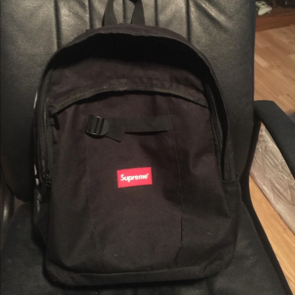 Black Supreme backpack