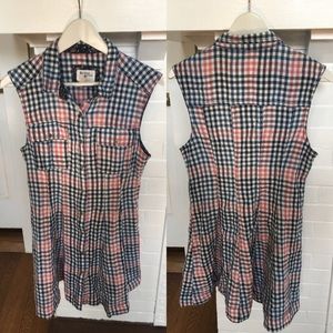 Anthropologie- RARE Holding Horses Plaid Dress