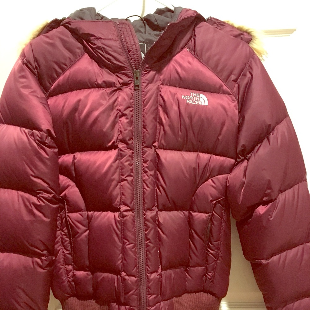 North Face down puffer w/ faux fur