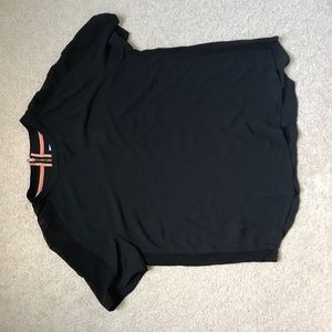 NWT Lou & Grey black blouse