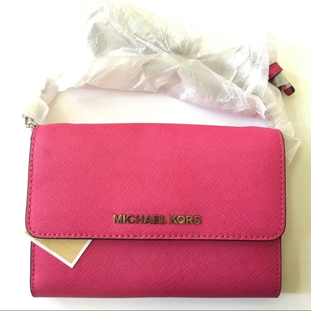 Michael Kors Jet Set Travel LG Phone Crossbody