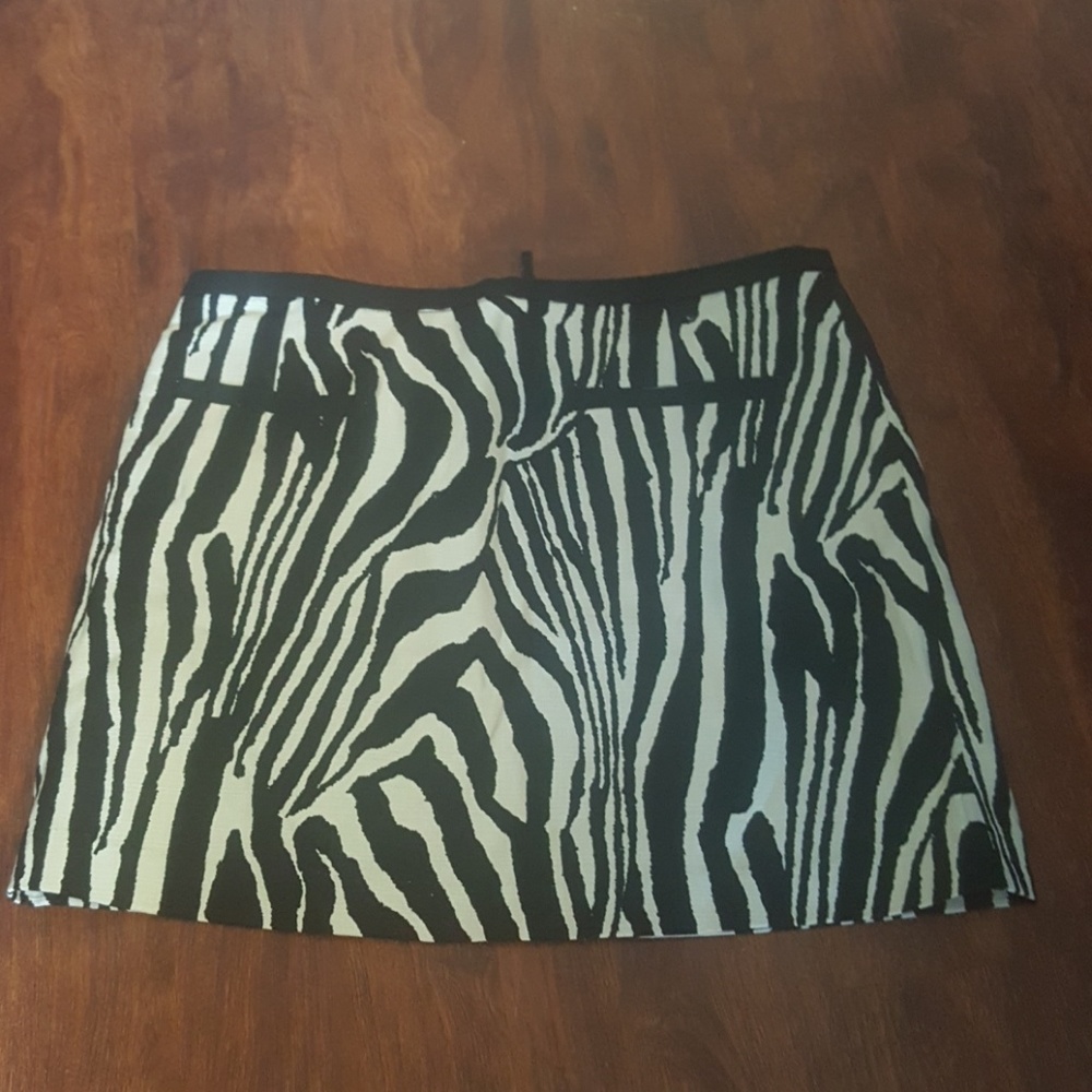 H&M Zebra Print Mini NWT Size 8