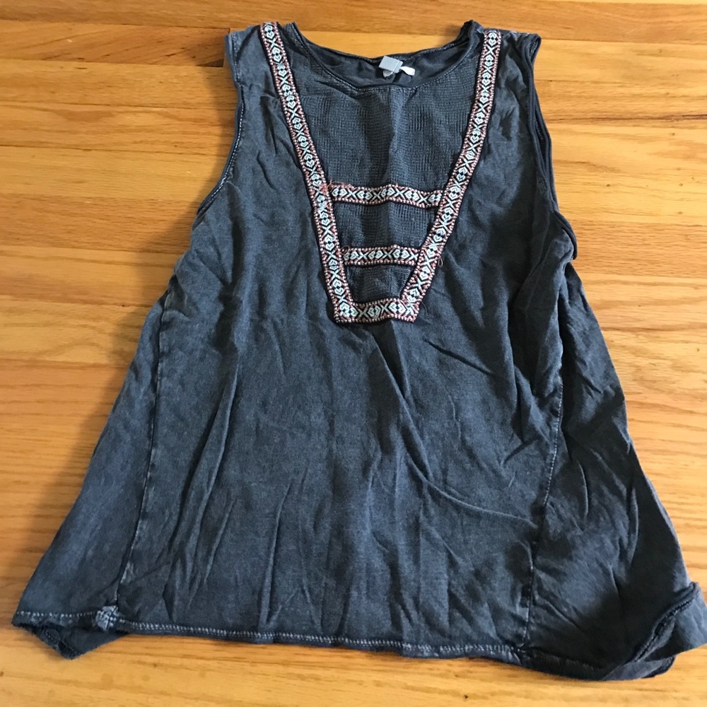 Embroidered Tank