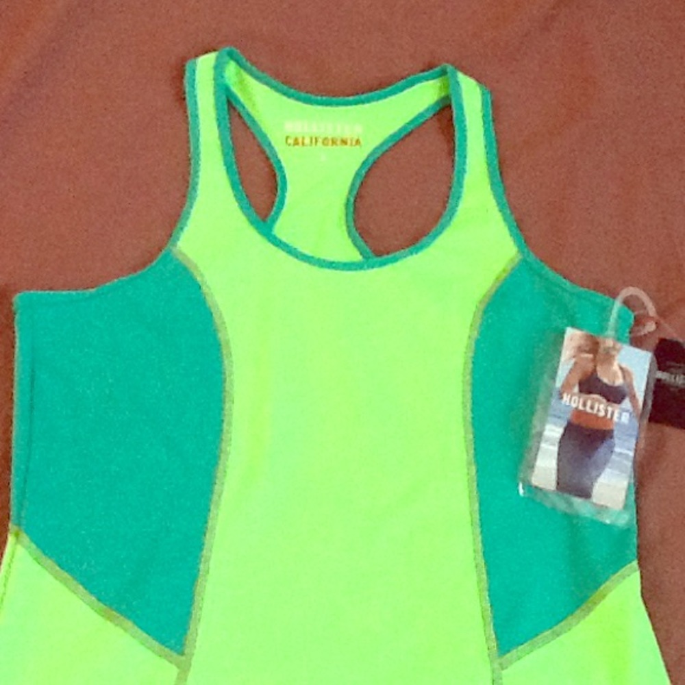 Hollister sport fast dry fabric tank top