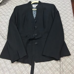 Navy blue suit