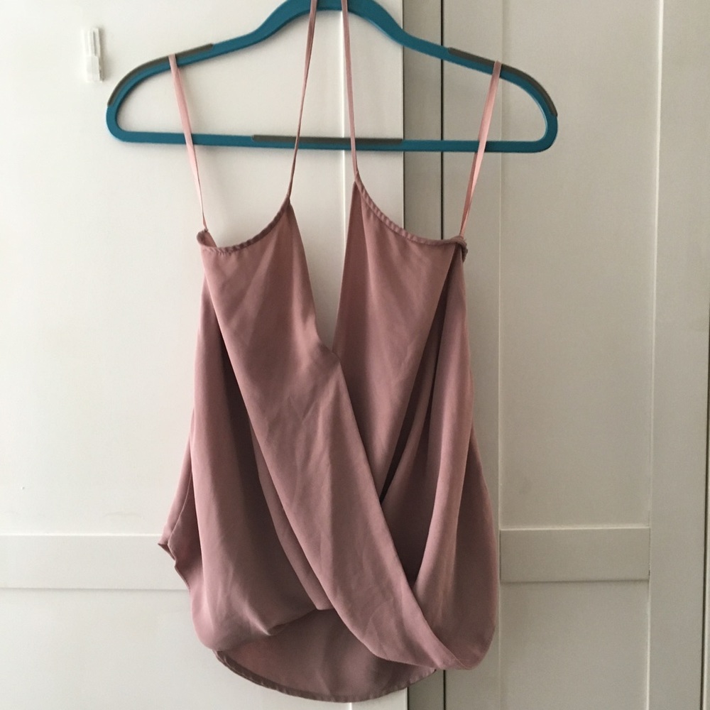 Halter blush/pink blouse