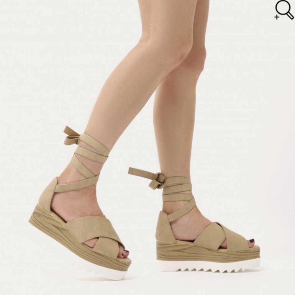 Public Desire Lace up Sandals