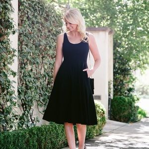 Leith Stretch Knit Midi Dress NWOT