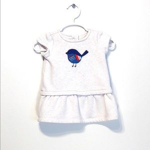 Gymboree Sweater Dress 3-6 mo bird design