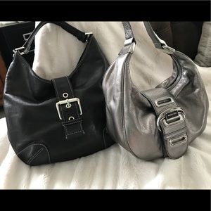 Two Michael Kors Hobo Bags