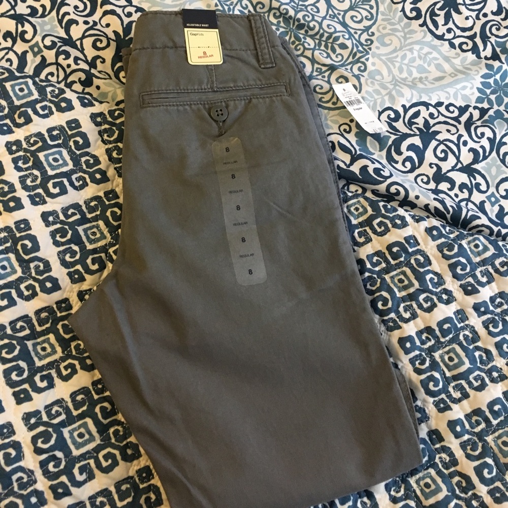 NEW! GAP Kids adjustable waist khaki pants
