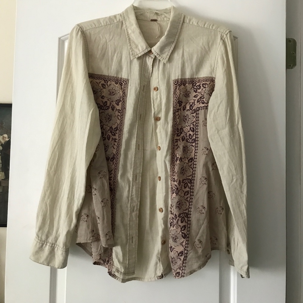 Free People Button Up