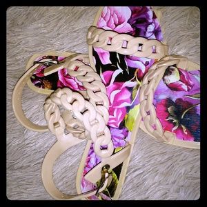 Light Pink Jelly Flat Sandals