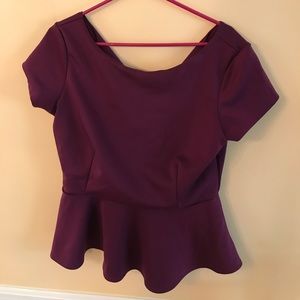 Peplum top
