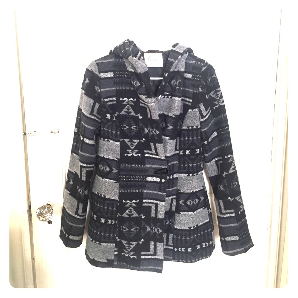 Kirra jacket, size small, hood on back