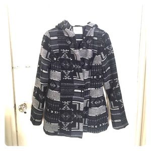Kirra jacket, size small, hood on back