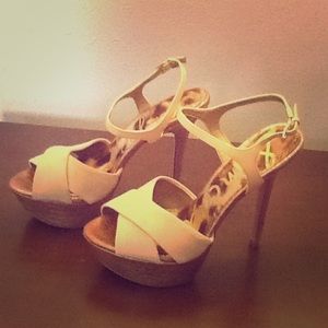 Sam Edelman high heel sandal with ankle strap