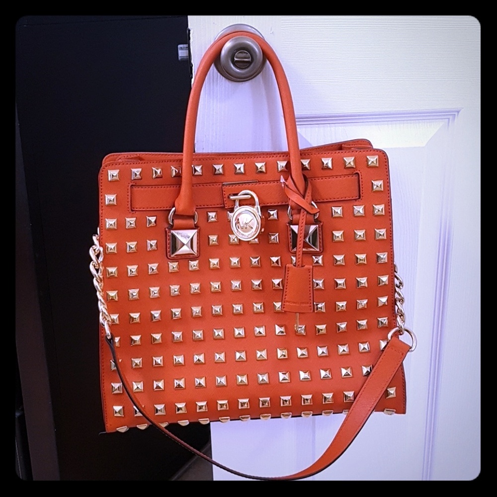 Michael Kors Studded Hamilton Bag Large