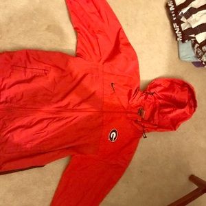 Georgia Bulldogs Hooded Windbreaker