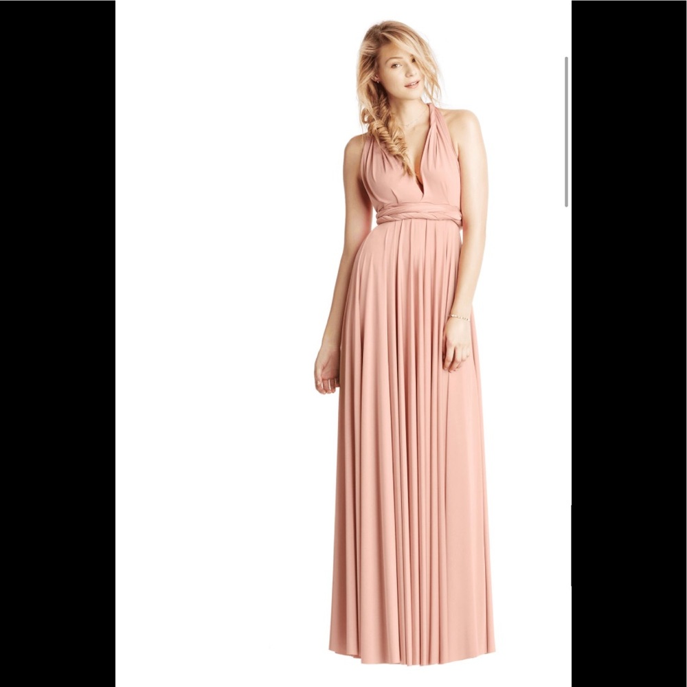 New TwoBirds Classic Ballgown in Blush