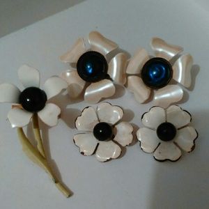 Vintage Earring Brooch Lot