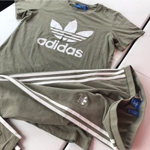 Brand new Adidas s pants and xs shirt