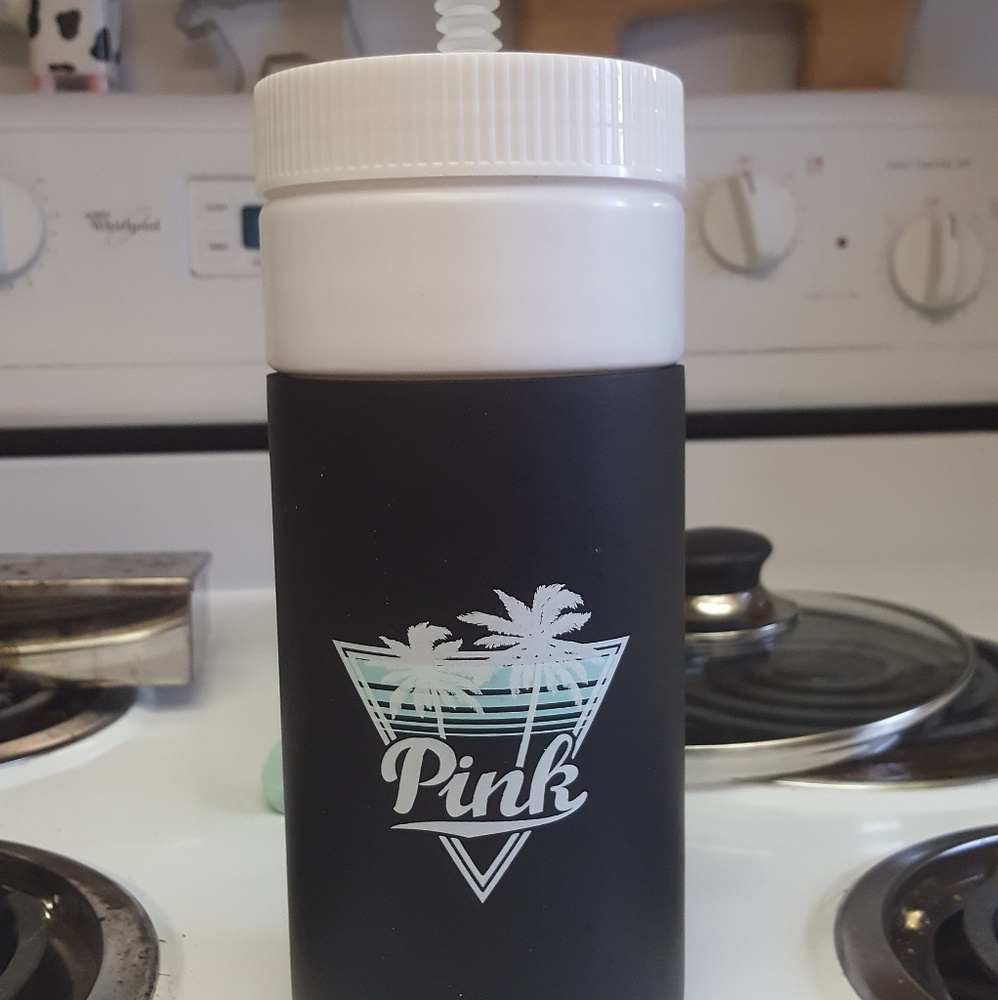 VS PINK coozue water bottle